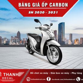 Bảng giá đồ chơi xe máy SH 2020 - 2021 sơn carbon