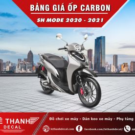 Bảng giá đồ chơi xe máy SH Mode 2020 - 2021 sơn carbon
