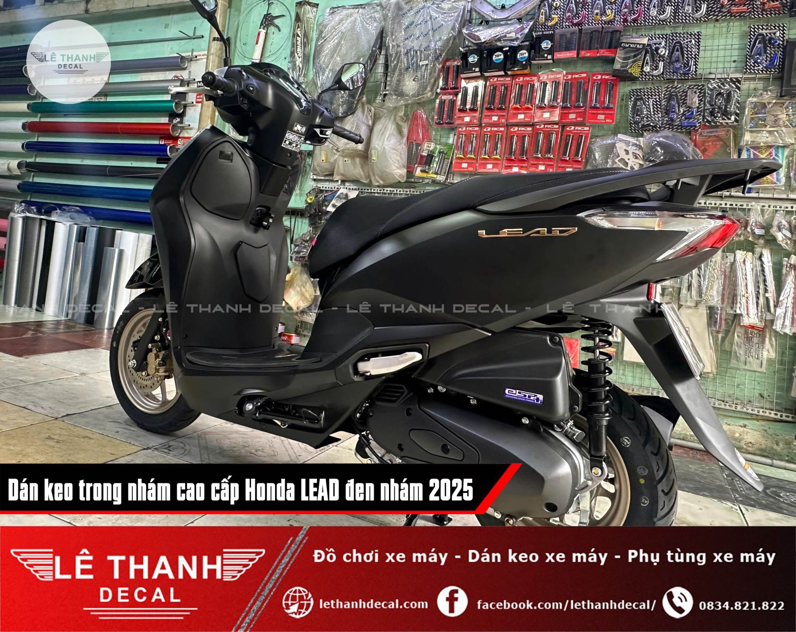 Dán Keo Trong Nhám Cao Cấp Cho Honda Lead 2025