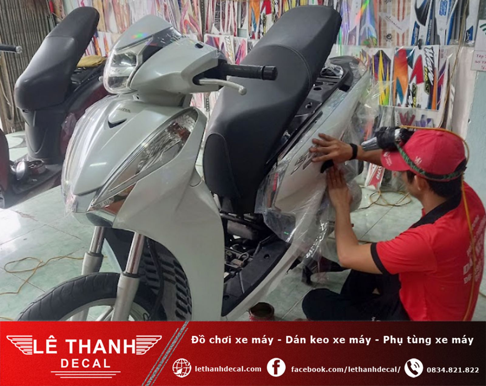 TOP 10+ tiệm dán decal xe máy tại huyện Hóc Môn uy tín 2023