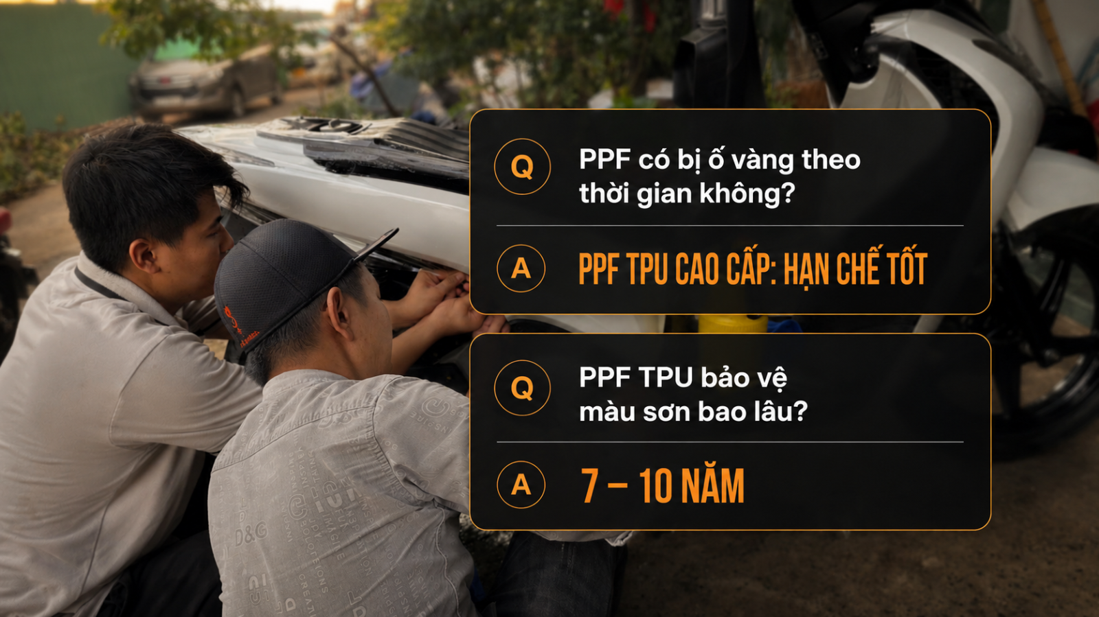 Dán PPF xe máy Có Ảnh Hưởng Đến Màu Sơn Gốc Không