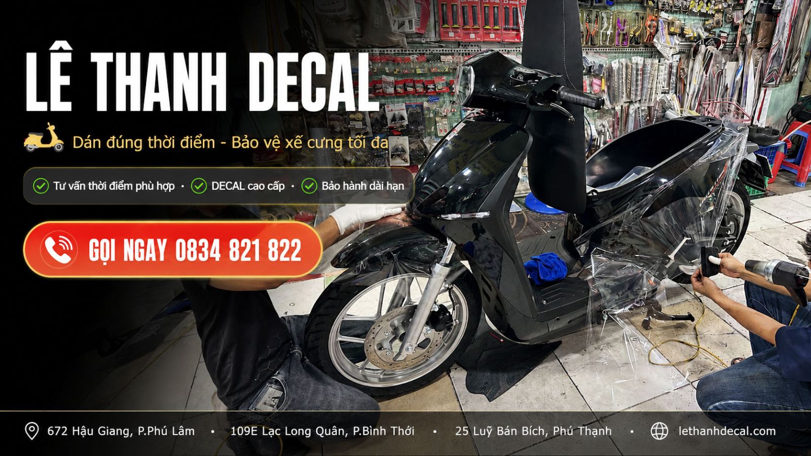 Thời điểm nào nên dán xe máy điện để bảo vệ sơn xe
