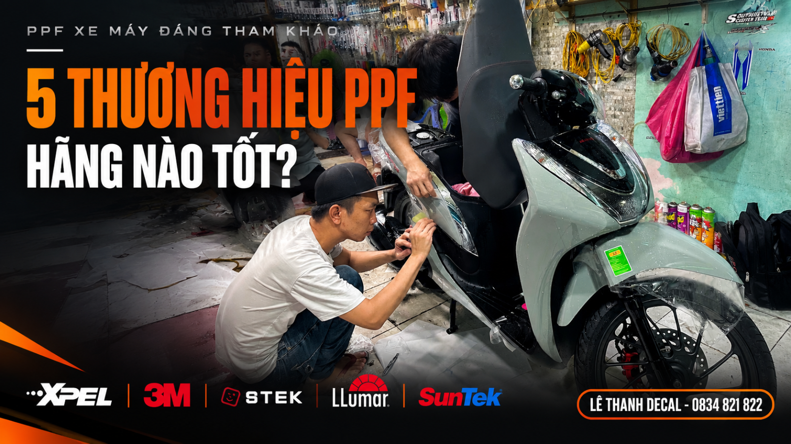 5 thương hiệu PPF xe máy đáng tham khảo hiện nay