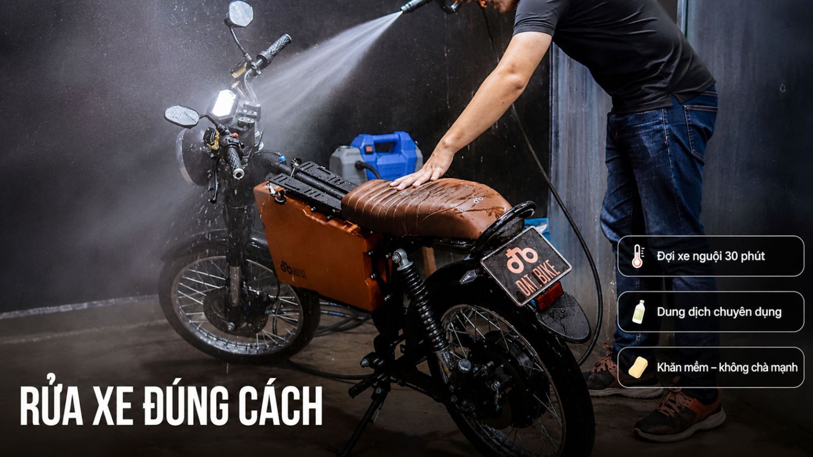 7 cách bảo vệ sơn xe máy điện bền đẹp