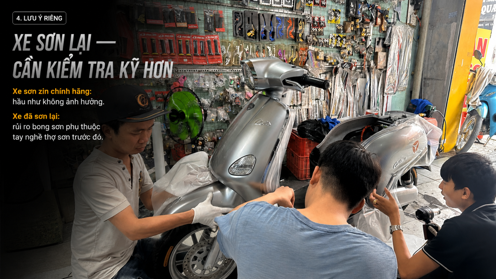 Dán PPF xe máy Có Ảnh Hưởng Đến Màu Sơn Gốc Không