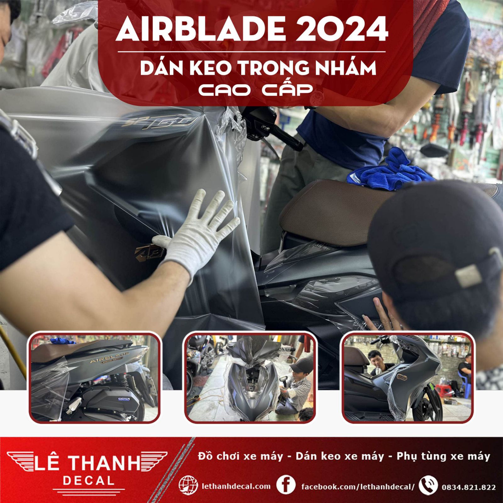 Dán keo trong nhám cao cấp AirBlade 2024