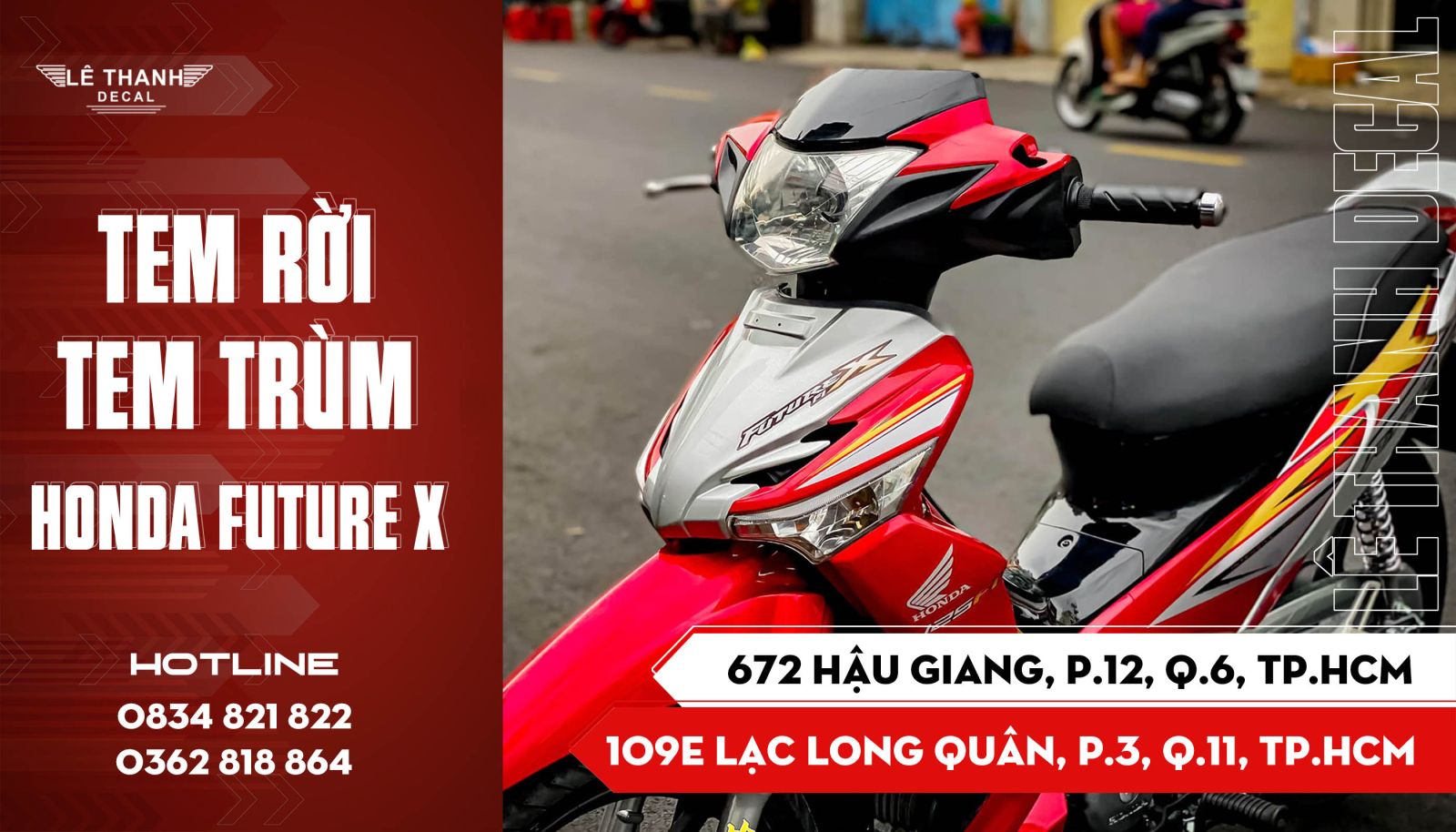 Tem xe Future : Top 10+ mẫu dán tem xe Future đẹp nhất 2024