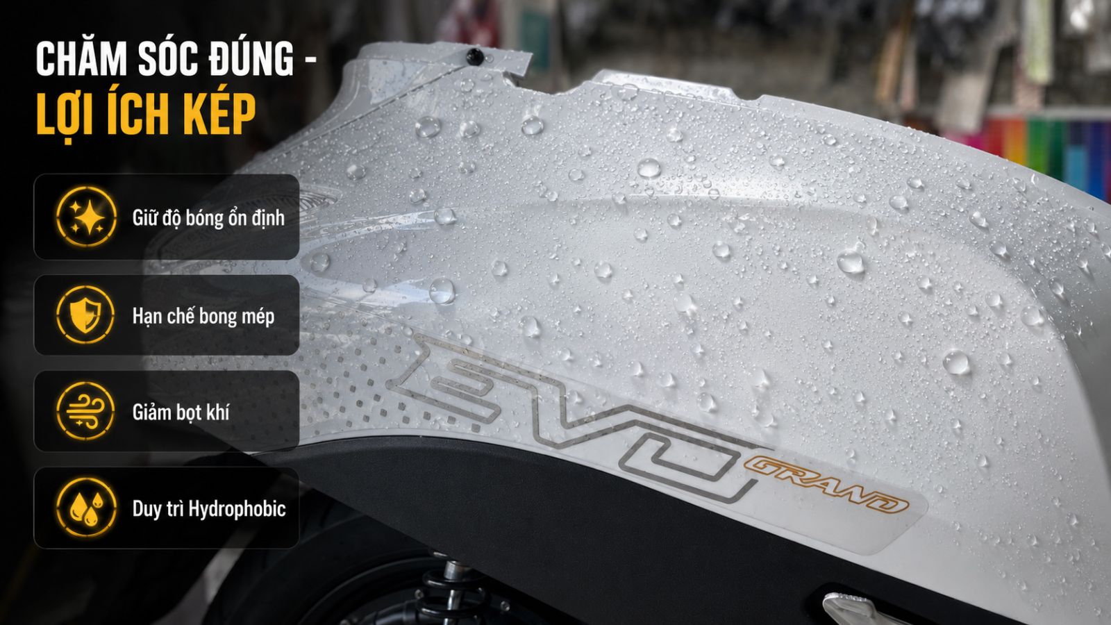 Cách Bảo Dưỡng Xe máy điện Sau Khi Dán Decal/PPF