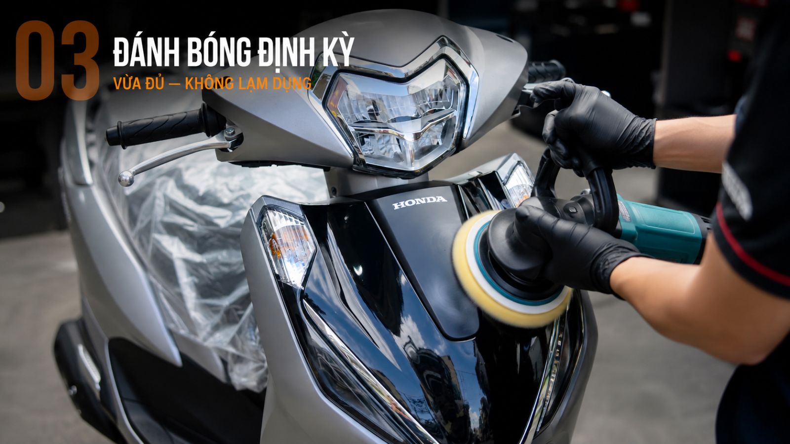 Cách bảo vệ sơn xe máy bền đẹp như mới