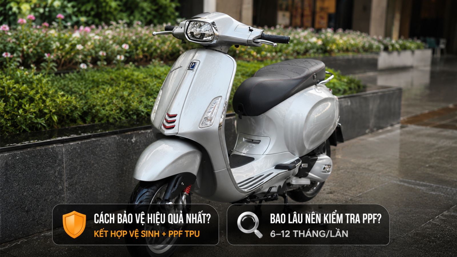 Cách bảo vệ sơn xe máy bền đẹp như mới