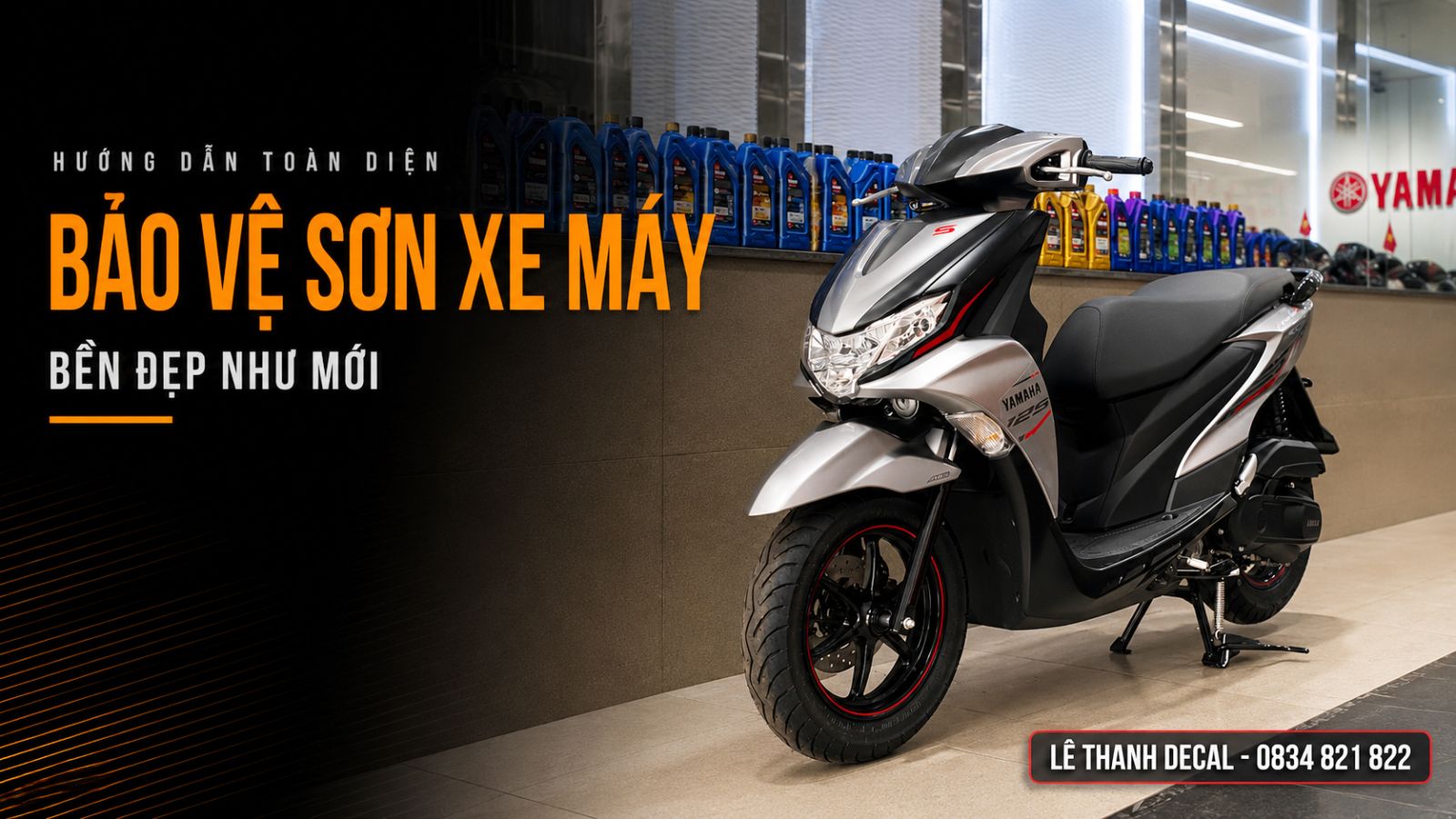 Cách bảo vệ sơn xe máy bền đẹp như mới