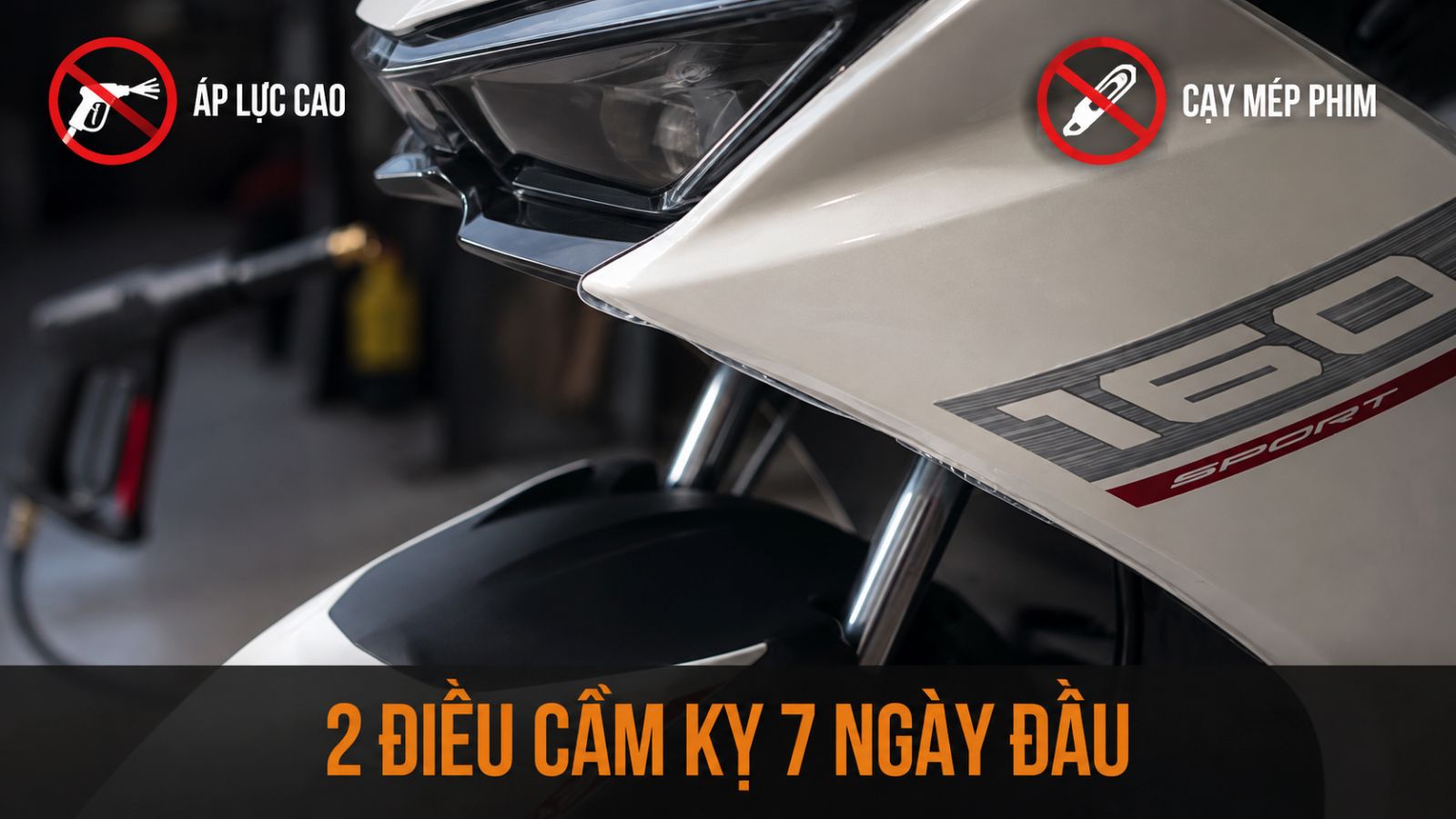 Cách chăm sóc xe máy sau khi dán PPF TPU luôn bền đẹp như mới