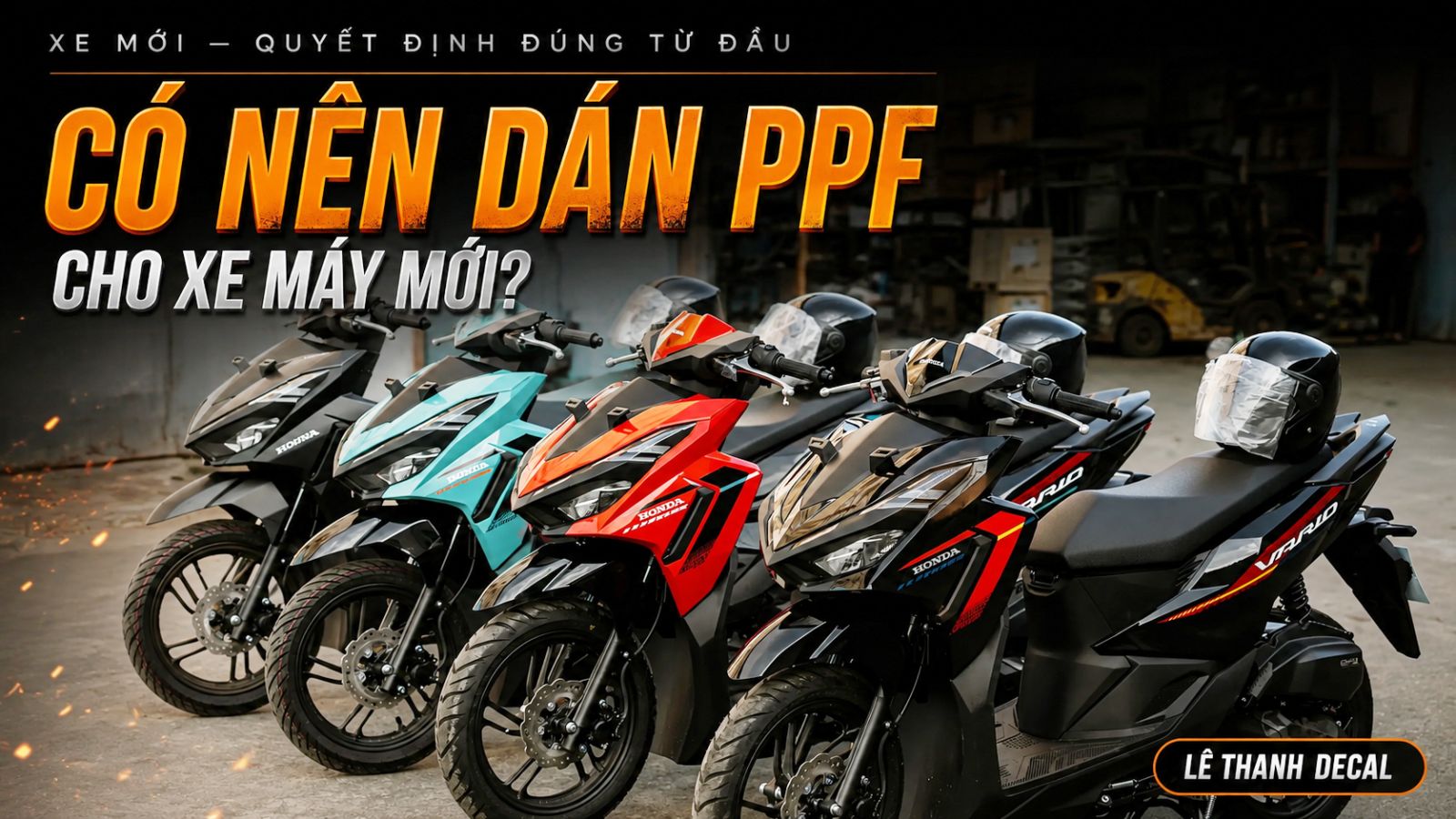 Có nên dán PPF cho xe máy mới hay không?