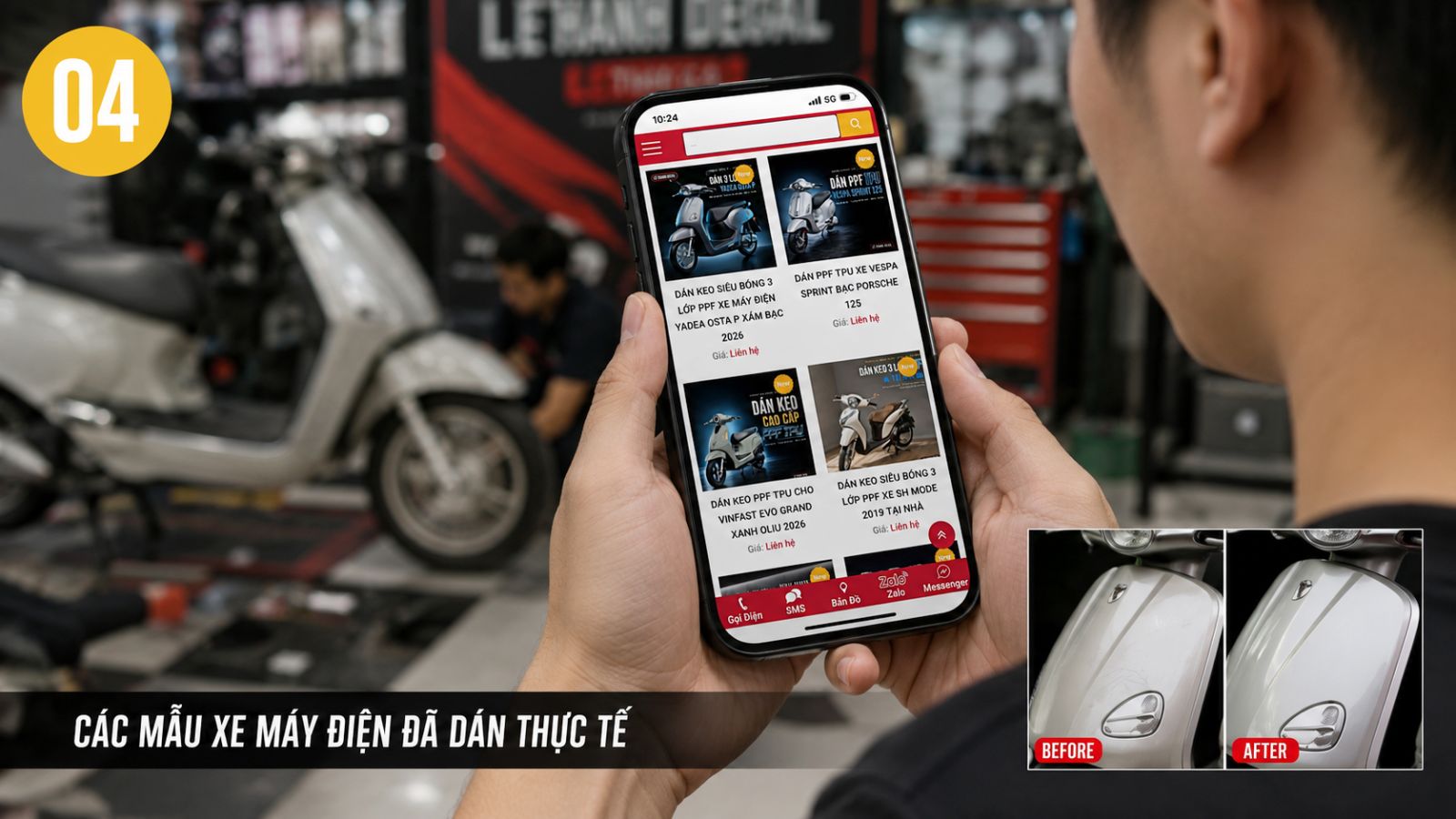 Checklist 7 điều cần lưu ý trước khi dán keo xe máy điện