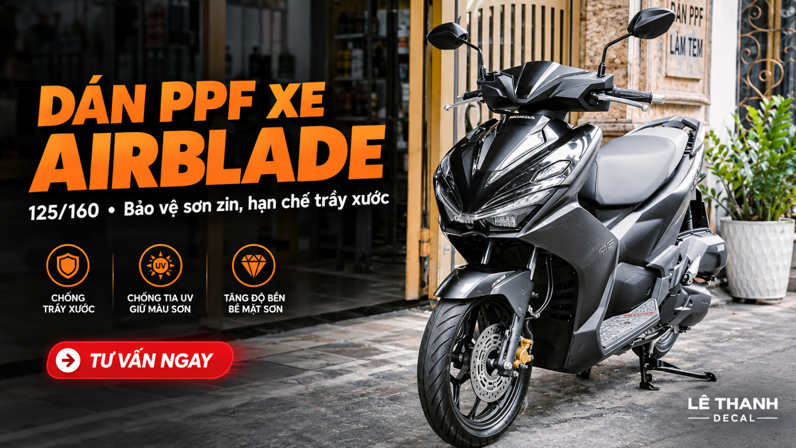 Dán PPF xe AirBlade 125/160 1