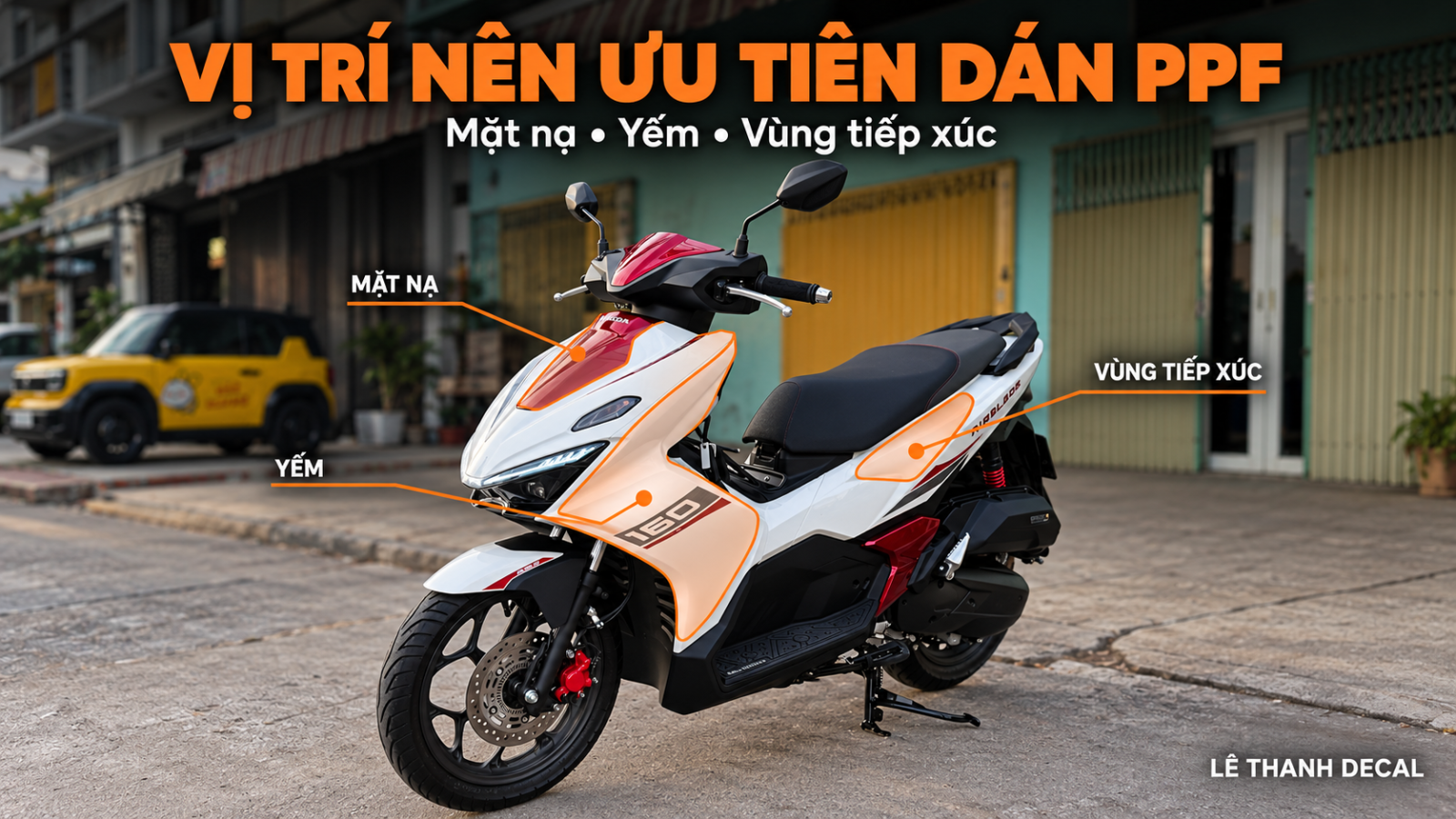 Dán PPF xe AirBlade 125/160