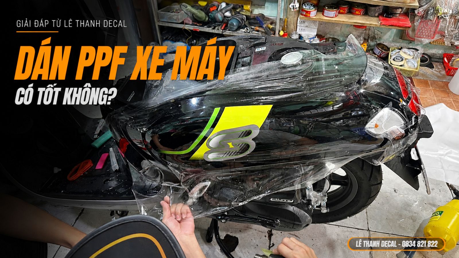 Dán PPF xe máy có tốt không?