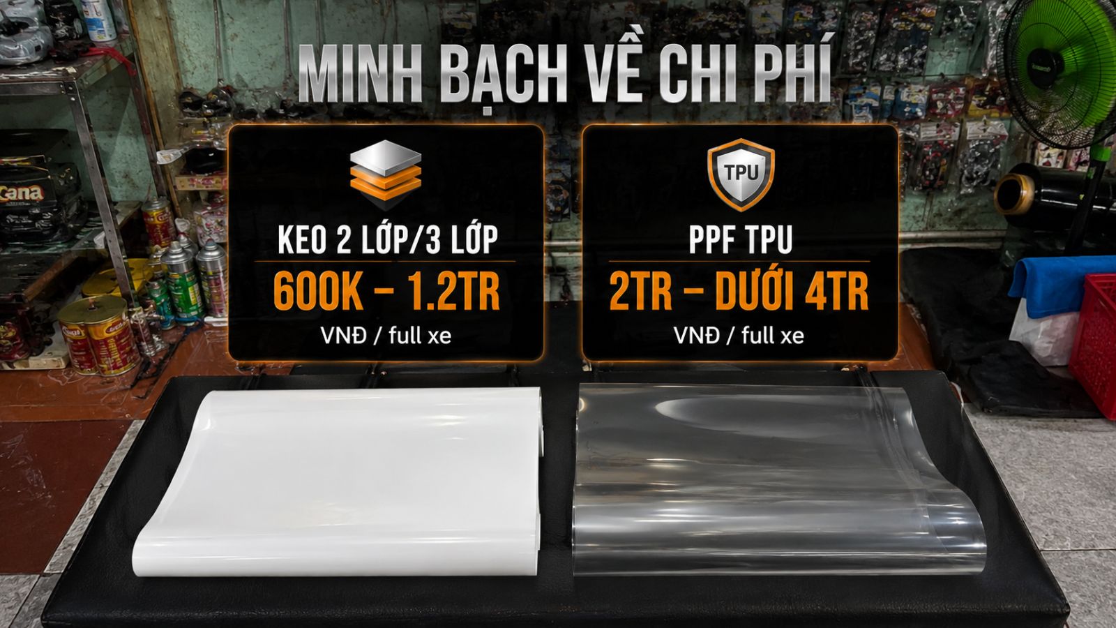 Dán PPF xe máy có tốt không?