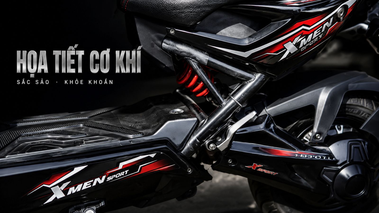 Dán tem rời xe máy điện