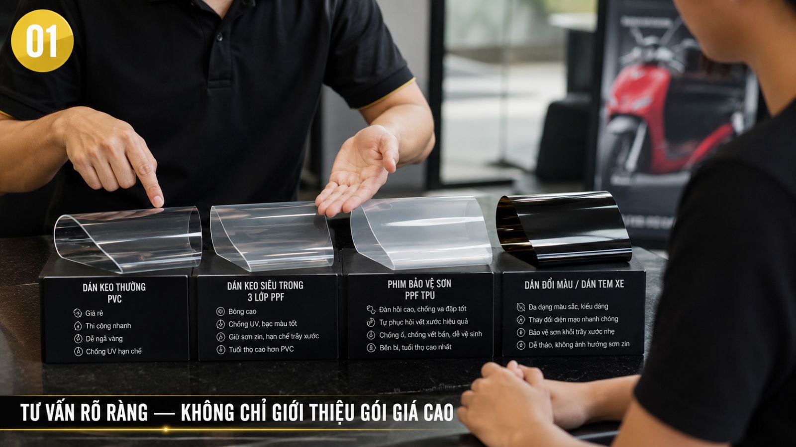 Dán xe máy điện ở đâu uy tín tại TP.HCM