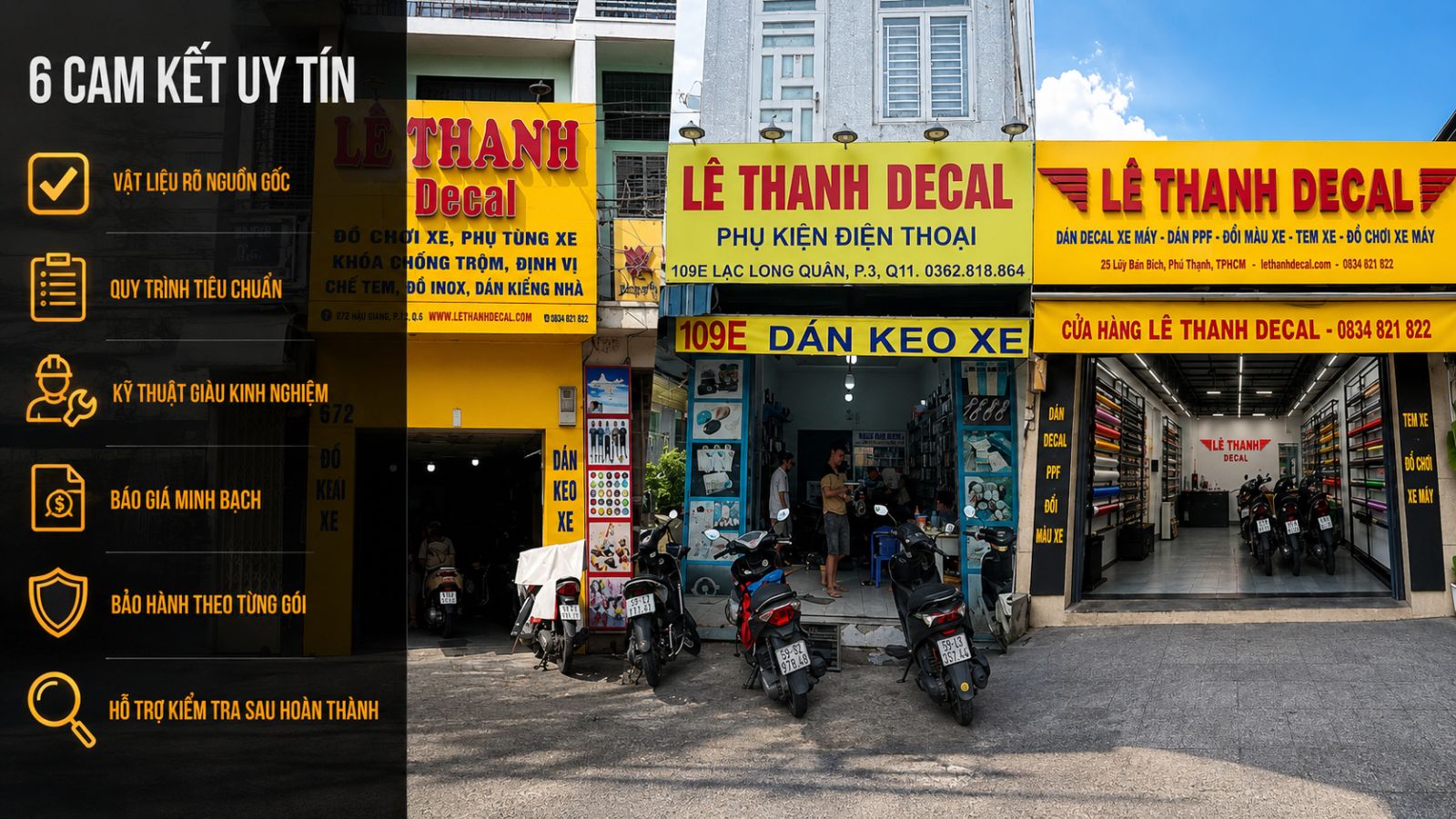Dán xe máy điện chuyên nghiệp tại TP.HCM