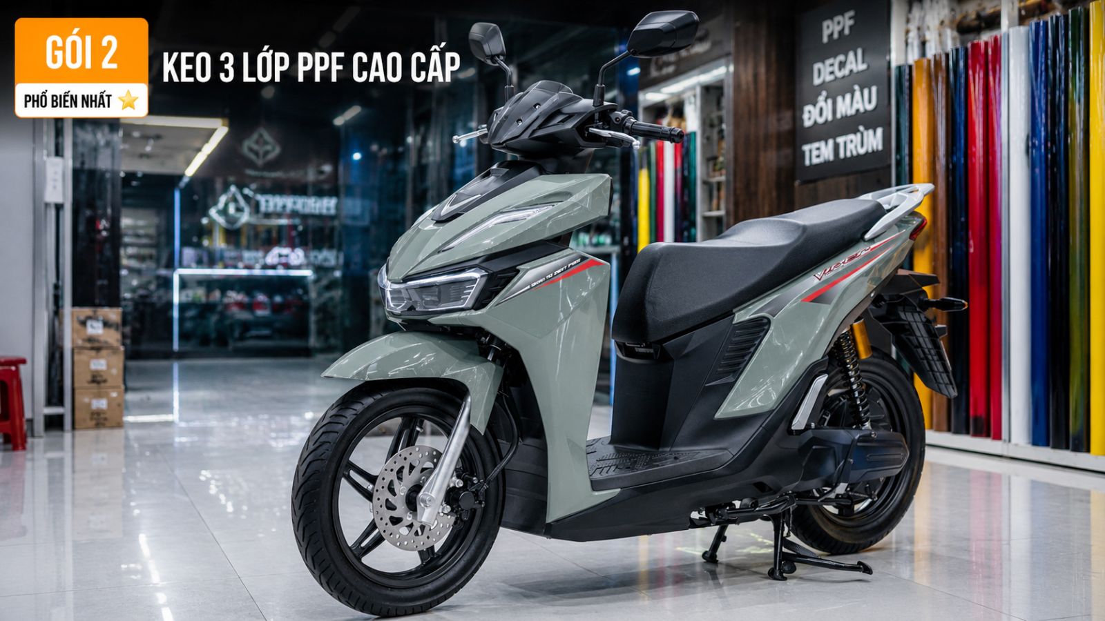 Dán xe máy điện chuyên nghiệp tại TP.HCM