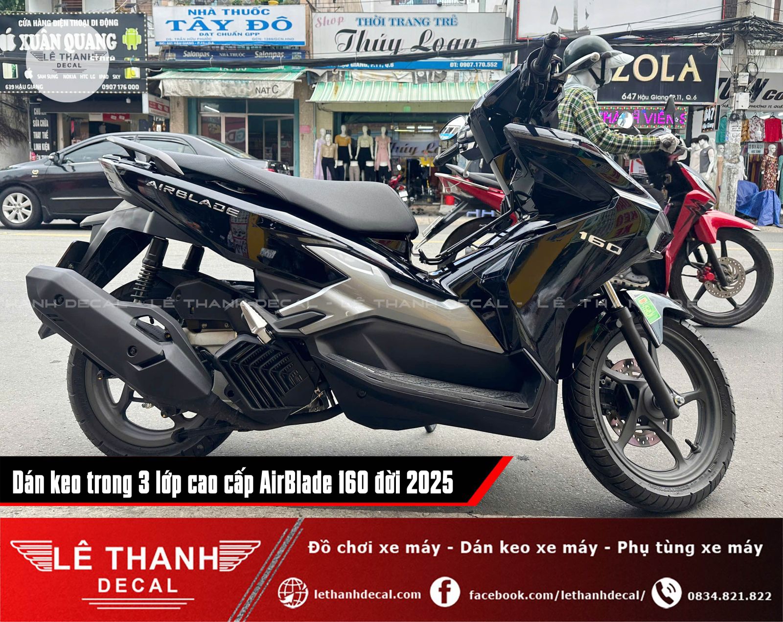 Dán keo trong 3 lớp AirBlade 160 đời 2025