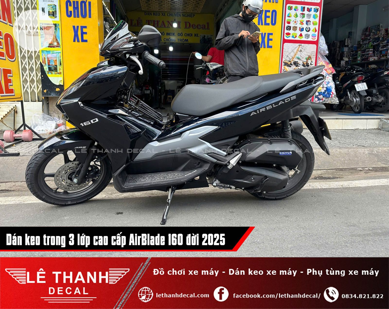 Dán keo trong 3 lớp AirBlade 160 đời 2025