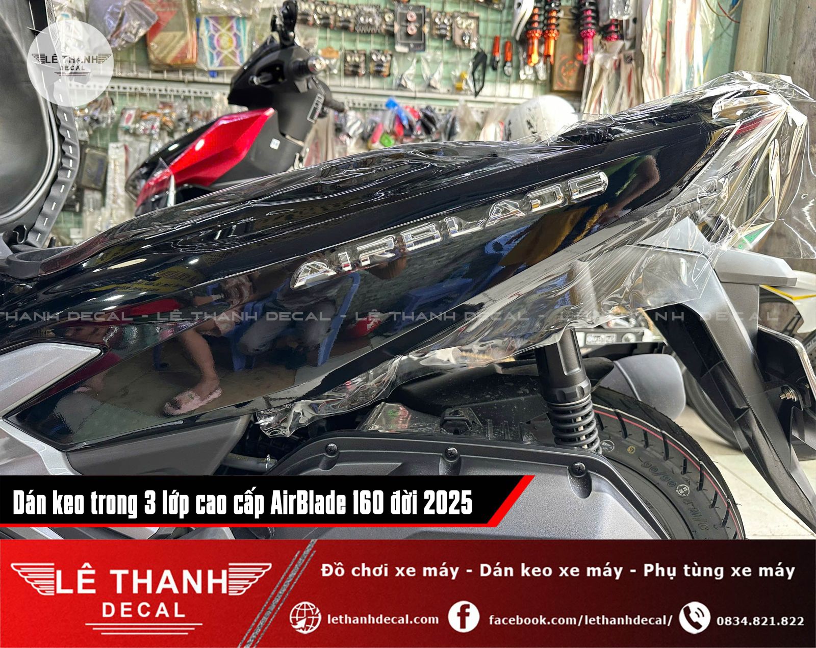 Dán keo trong 3 lớp AirBlade 160 đời 2025