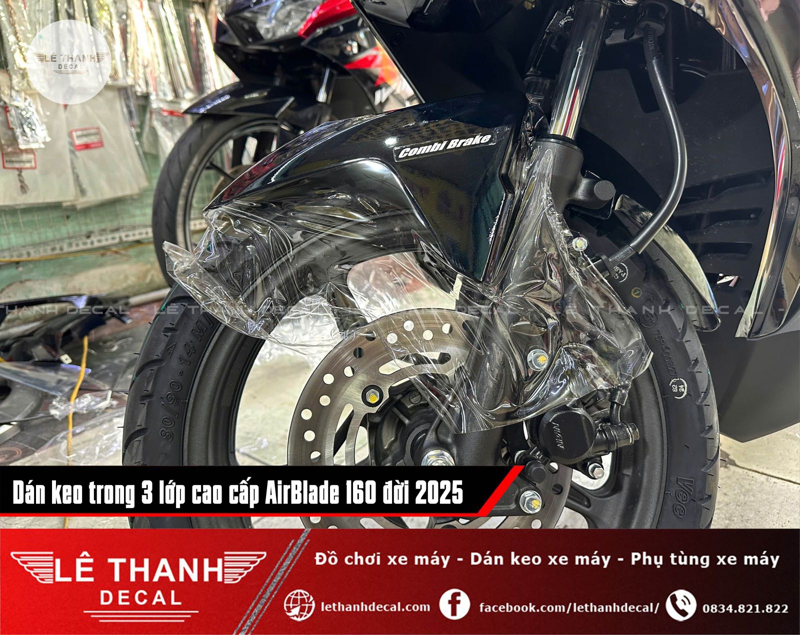 Dán keo trong 3 lớp AirBlade 160 đời 2025