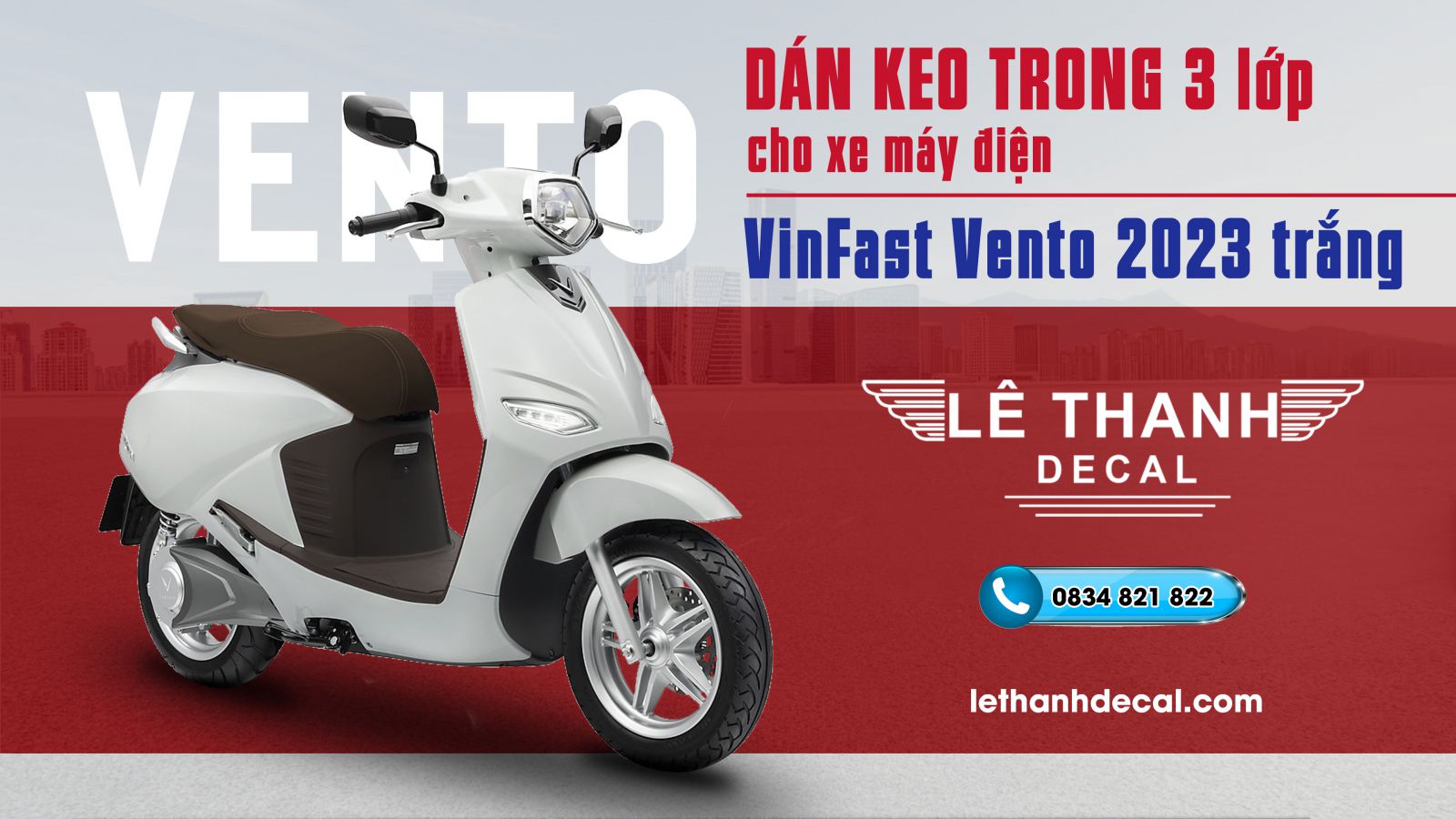 ​ Dán keo trong 3 lớp cho xe VinFast Vento 2023 trắng ngọc trai   Click and drag to move ​