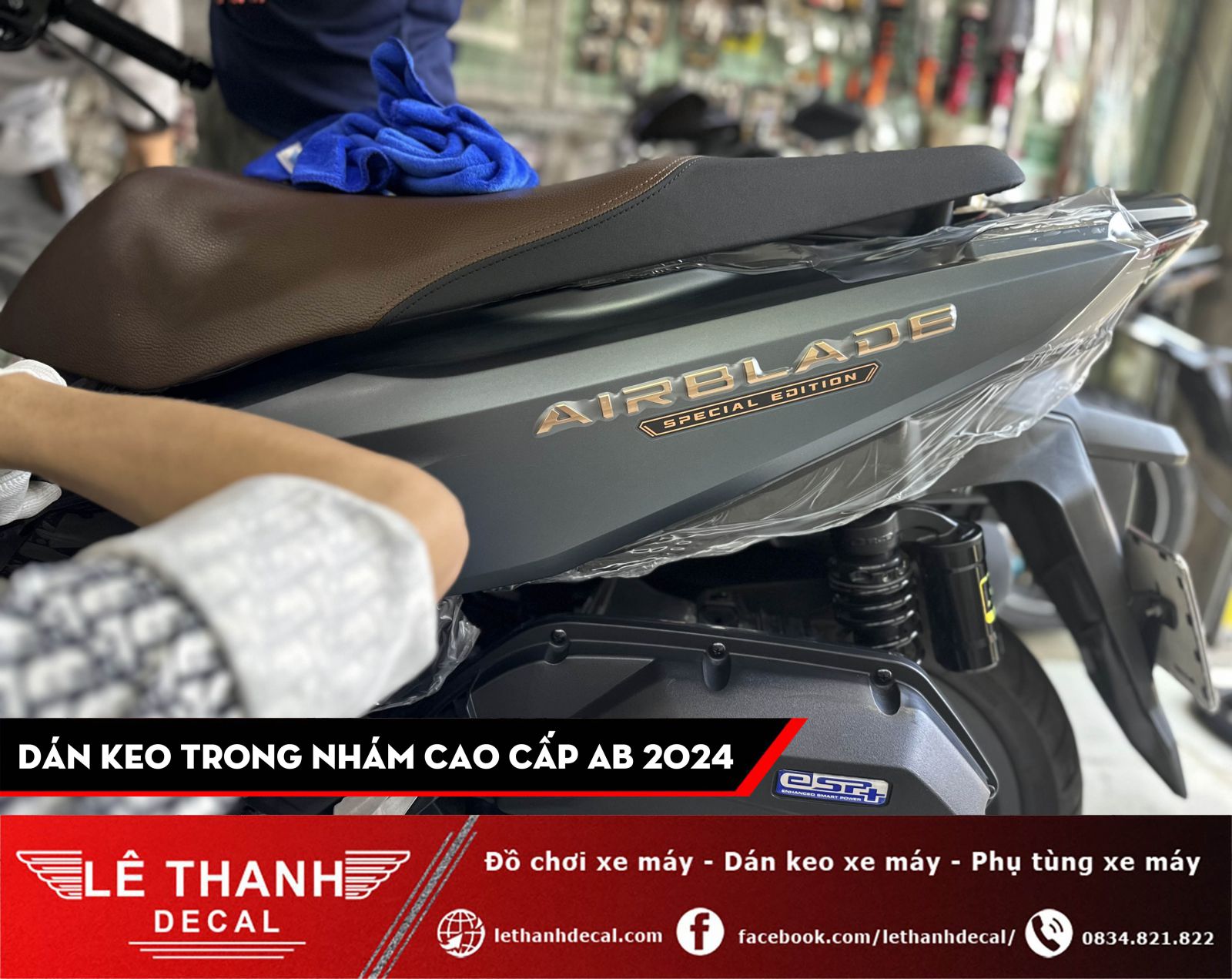 Dán keo trong nhám cao cấp AirBlade 2024