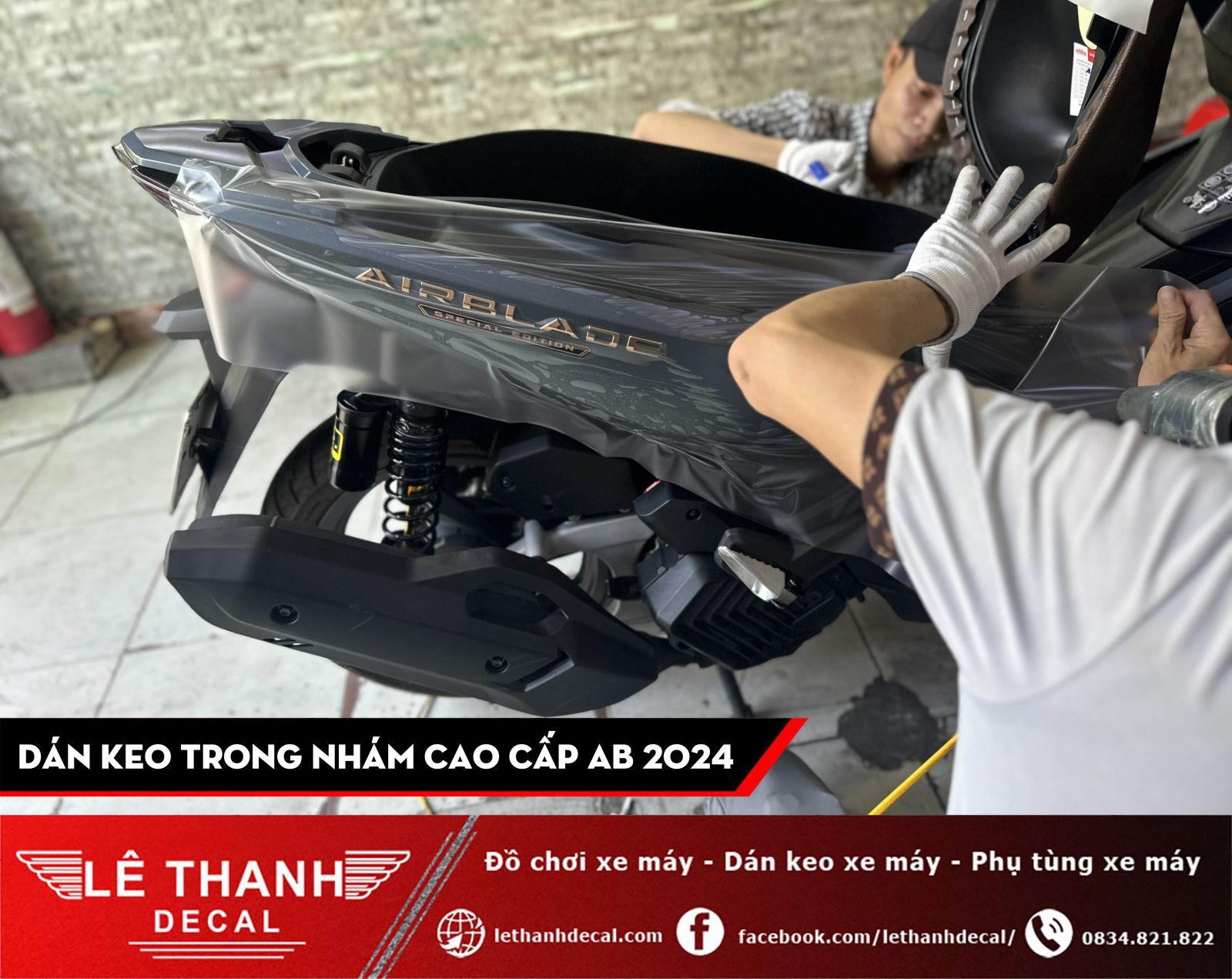 Dán keo trong nhám cao cấp AirBlade 2024