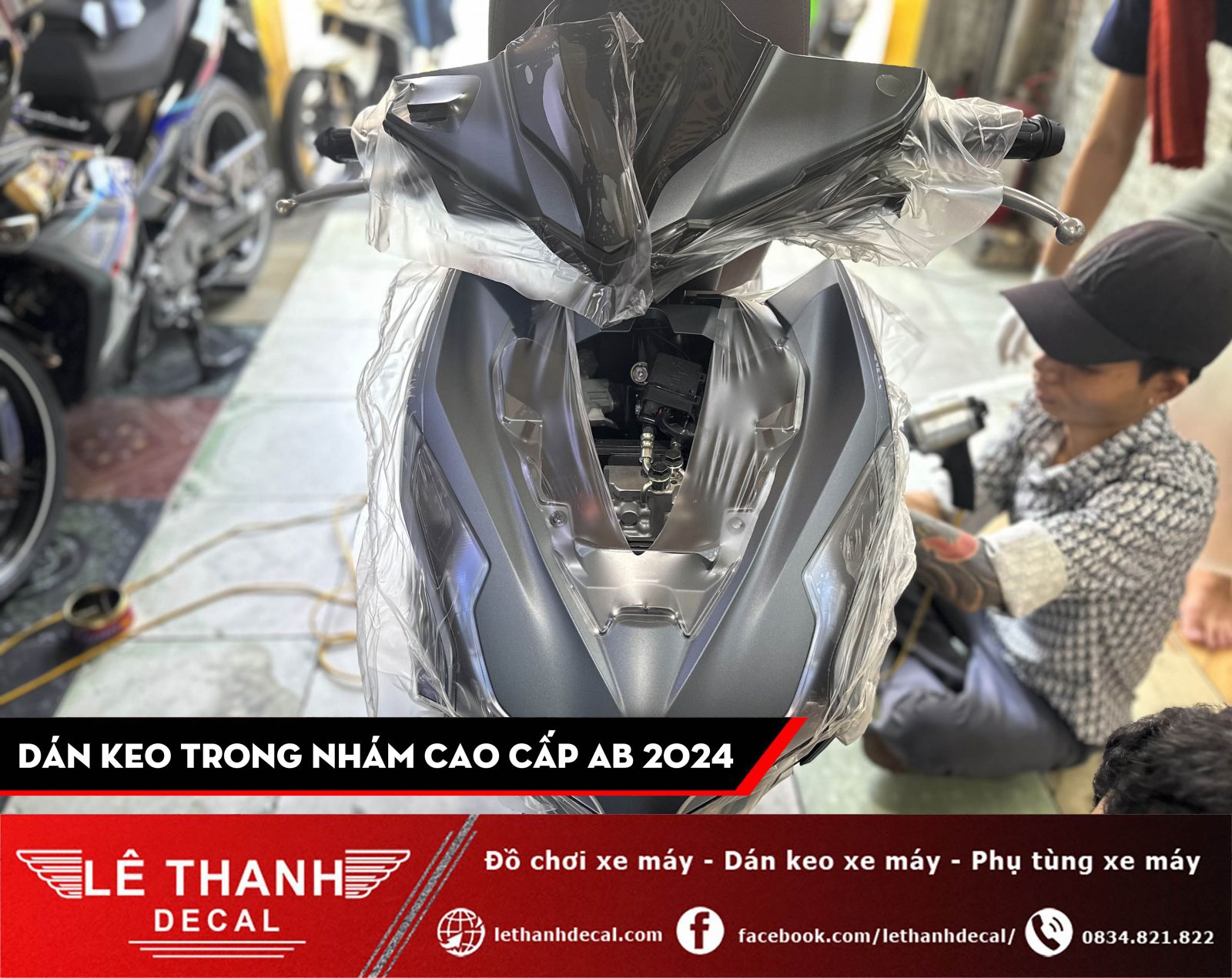 Dán keo trong nhám cao cấp AirBlade 2024