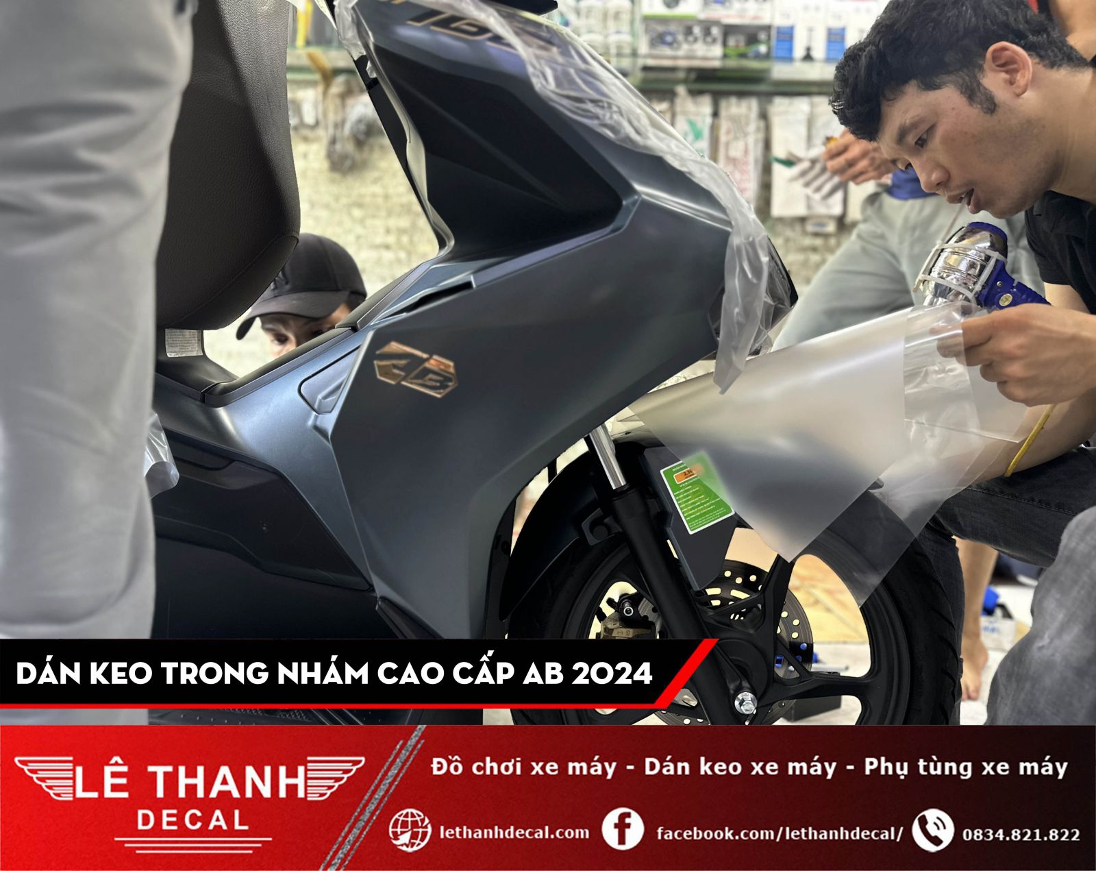 Dán keo trong nhám cao cấp AirBlade 2024