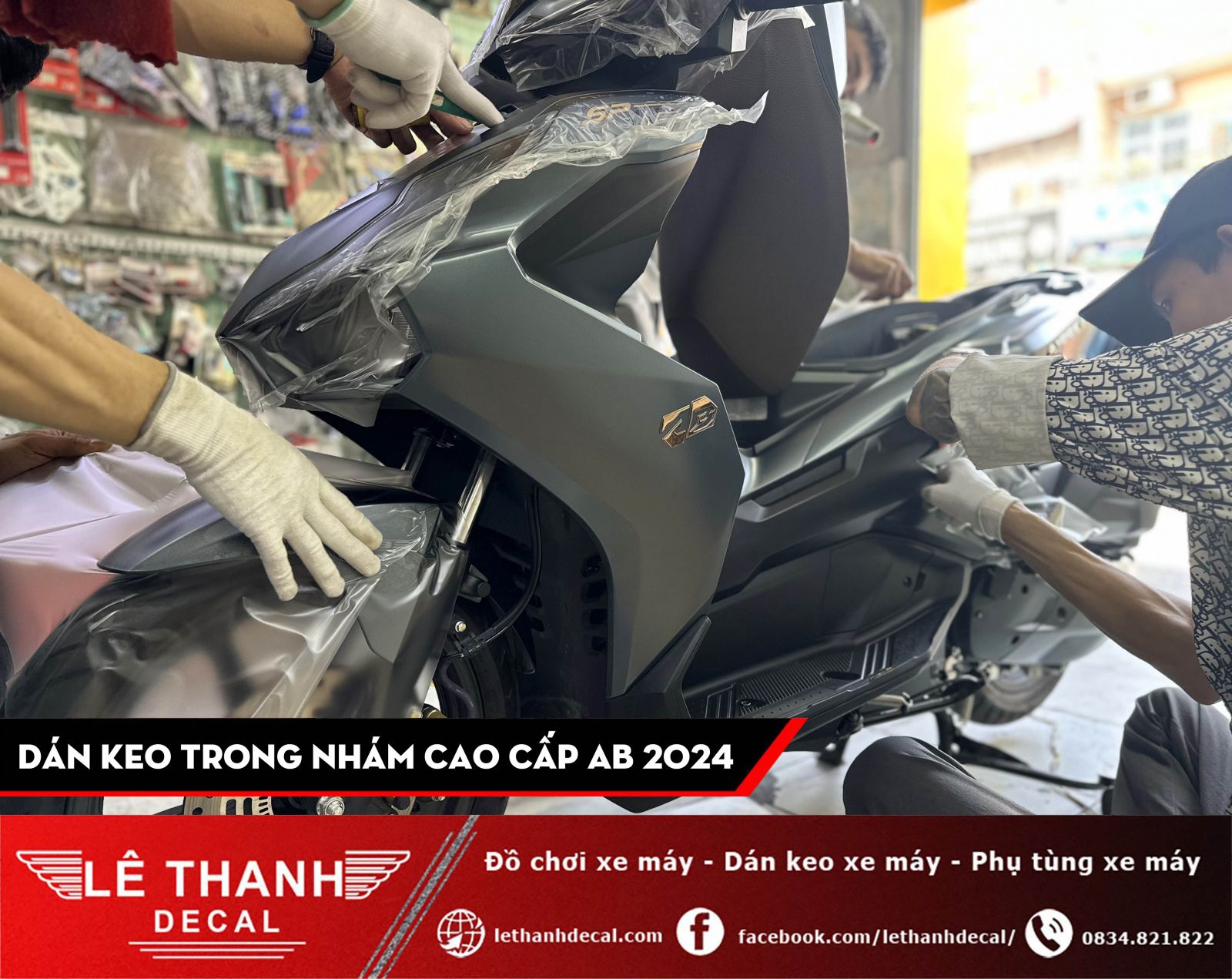 Dán keo trong nhám cao cấp AirBlade 2024