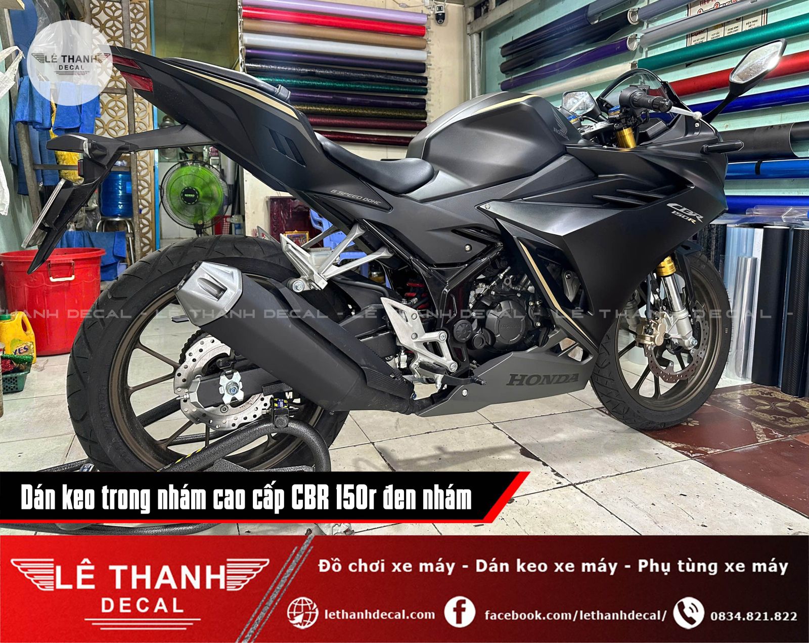 ​ Dán Keo Nhám Xe Máy Cho CBR 150R