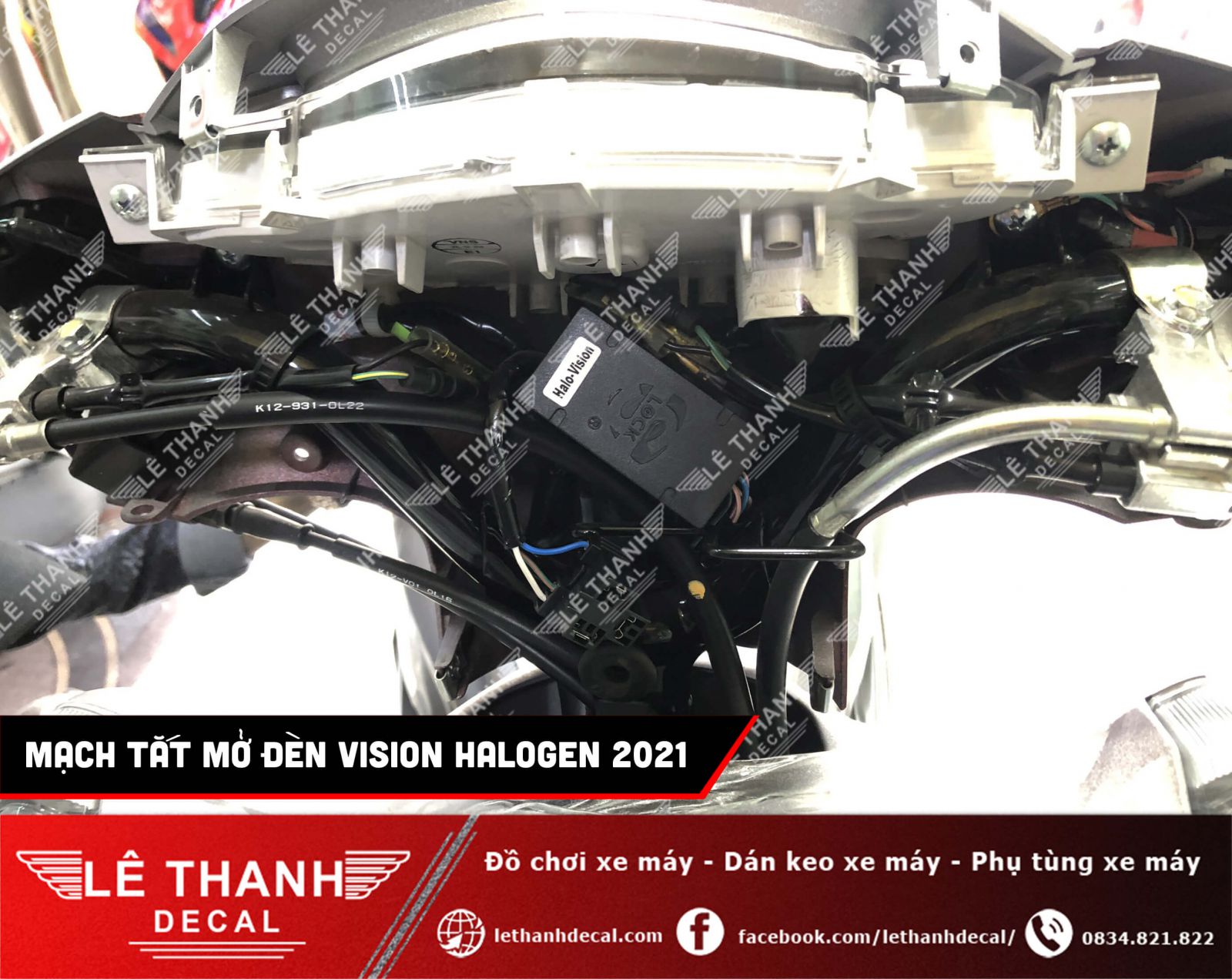 Mạch tắt mở đèn xe máy Vision 2021
