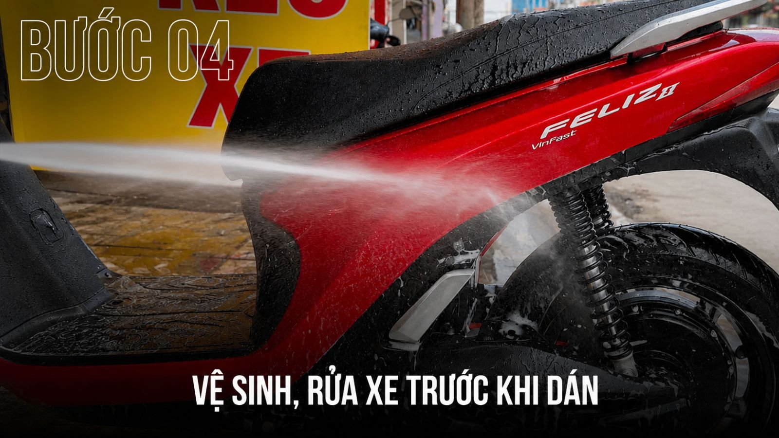 Dán xe máy điện - Giải pháp bảo vệ toàn diện tại Lê Thanh Decal