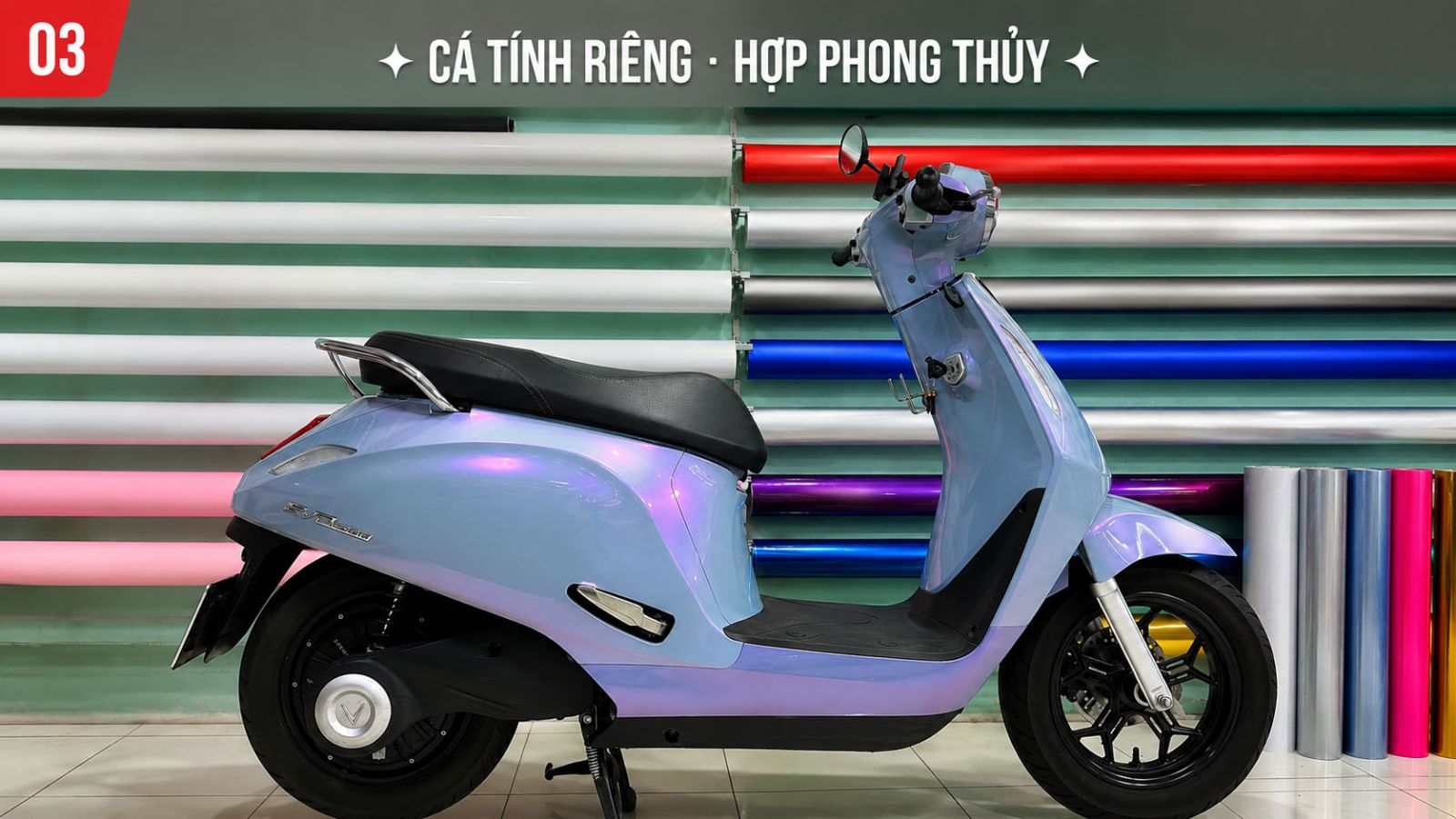 Dán xe máy điện - Giải pháp bảo vệ toàn diện tại Lê Thanh Decal