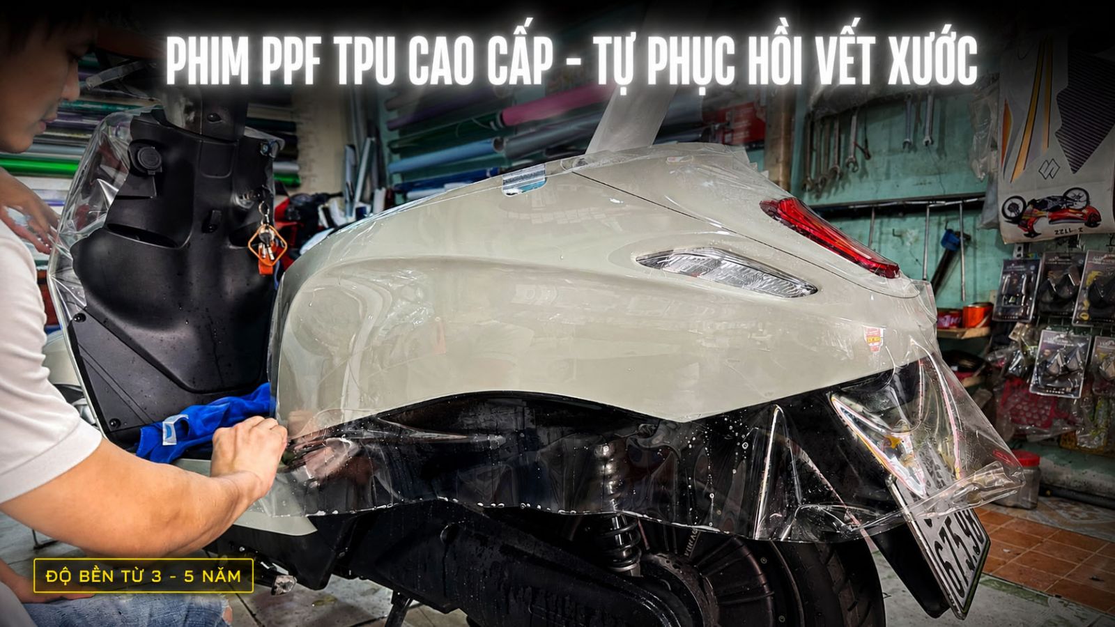  7 cách bảo vệ sơn xe máy điện