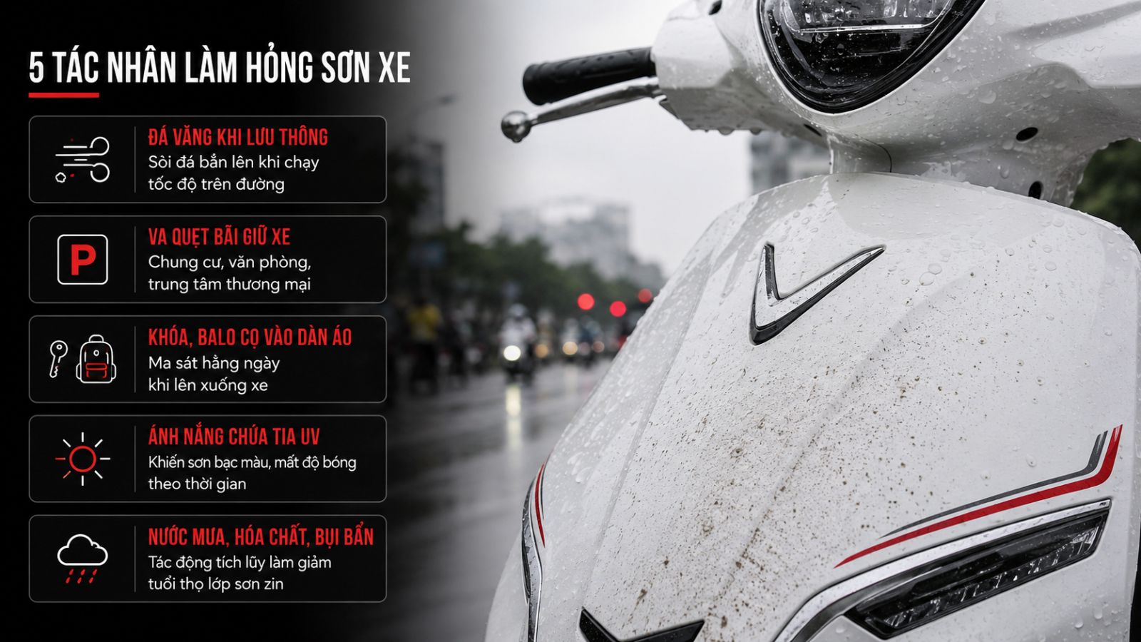Keo bảo vệ xe máy điện loại nào tốt nhất hiện nay