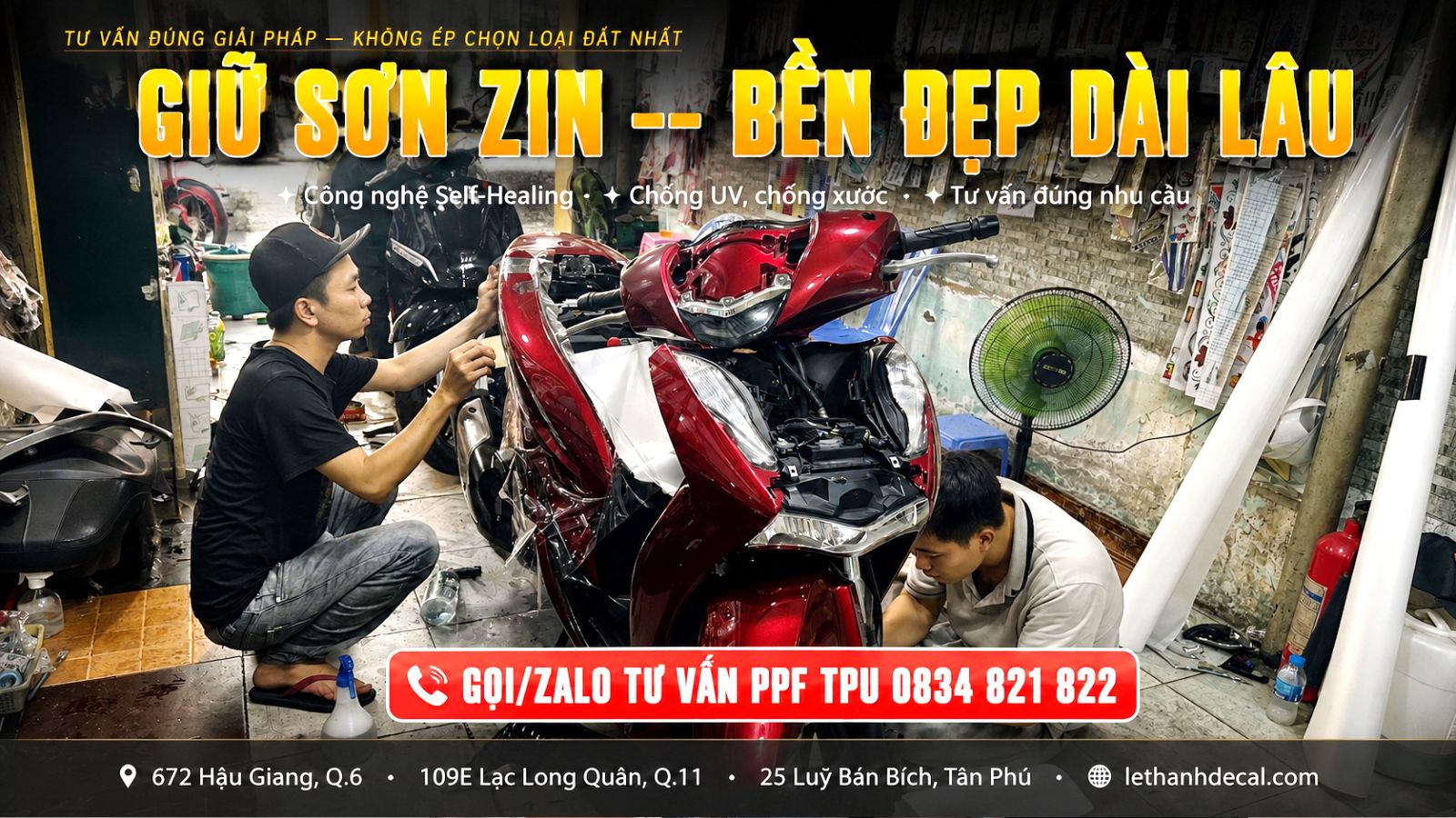 Phim PPF TPU tự phục hồi vết xước là gì?