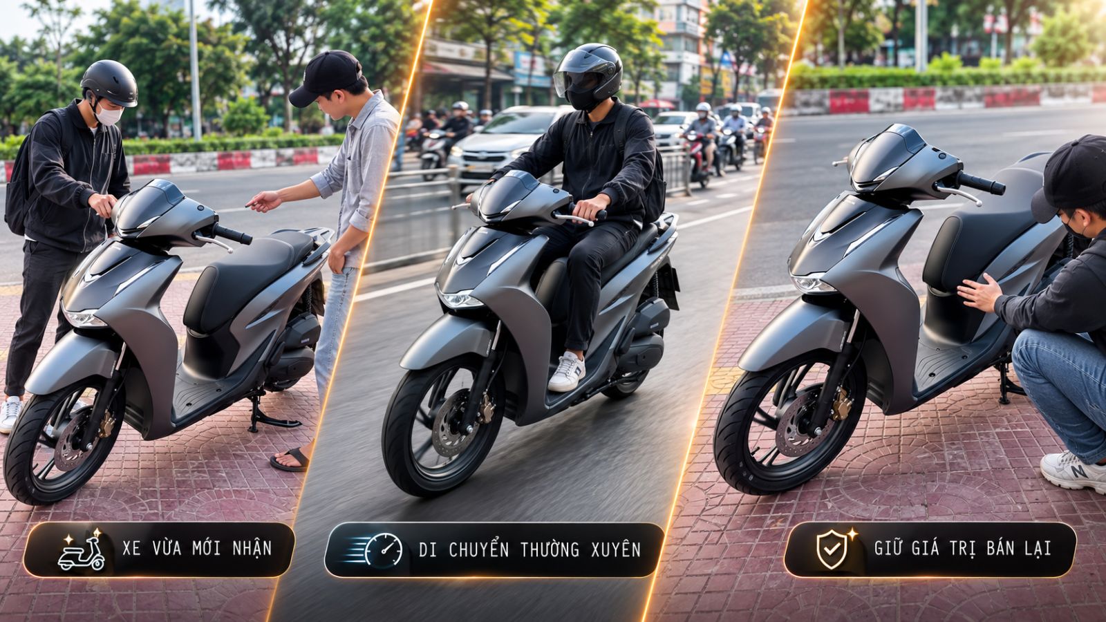 So sánh chi phí sơn lại xe máy và dán PPF xe máy