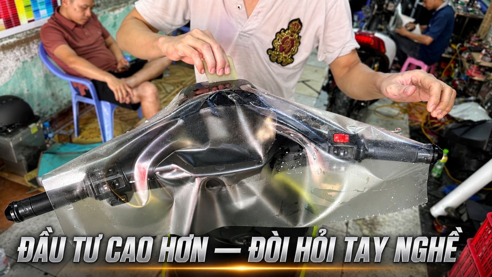 So sánh keo PPF TPU - Keo 3 lớp PPF và Keo 2 lớp/3 lớp dán xe máy