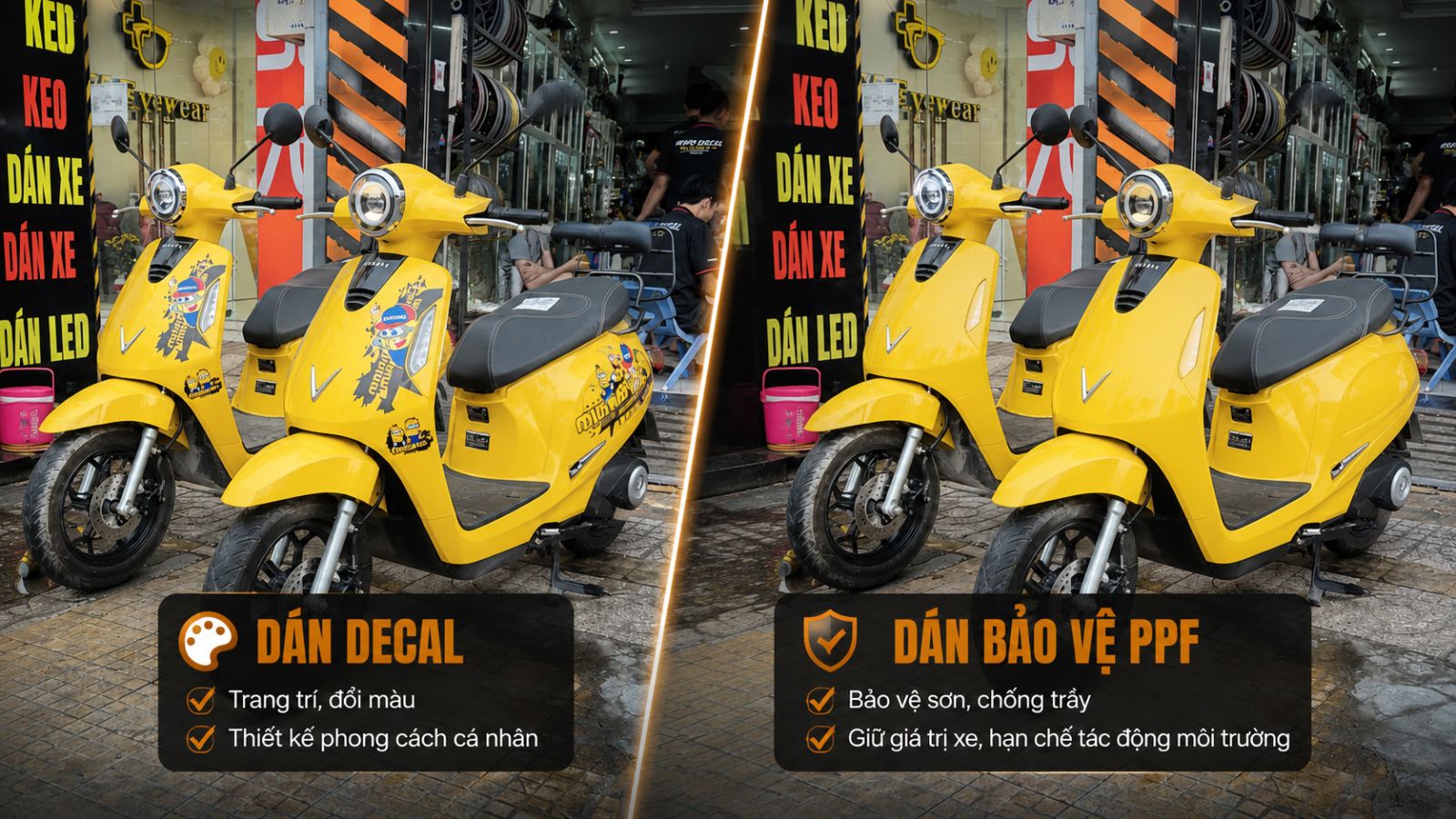 Tổng hợp các câu hỏi thường gặp về dán keo/decal xe máy điện