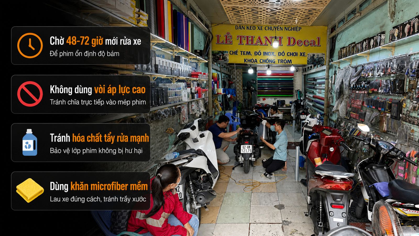 Tổng hợp các câu hỏi thường gặp về dán keo/decal xe máy điện