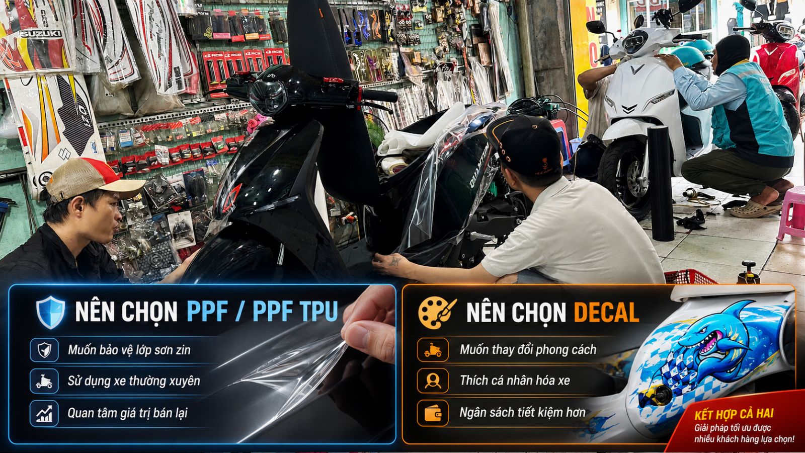 Tổng hợp các câu hỏi thường gặp về dán keo/decal xe máy điện