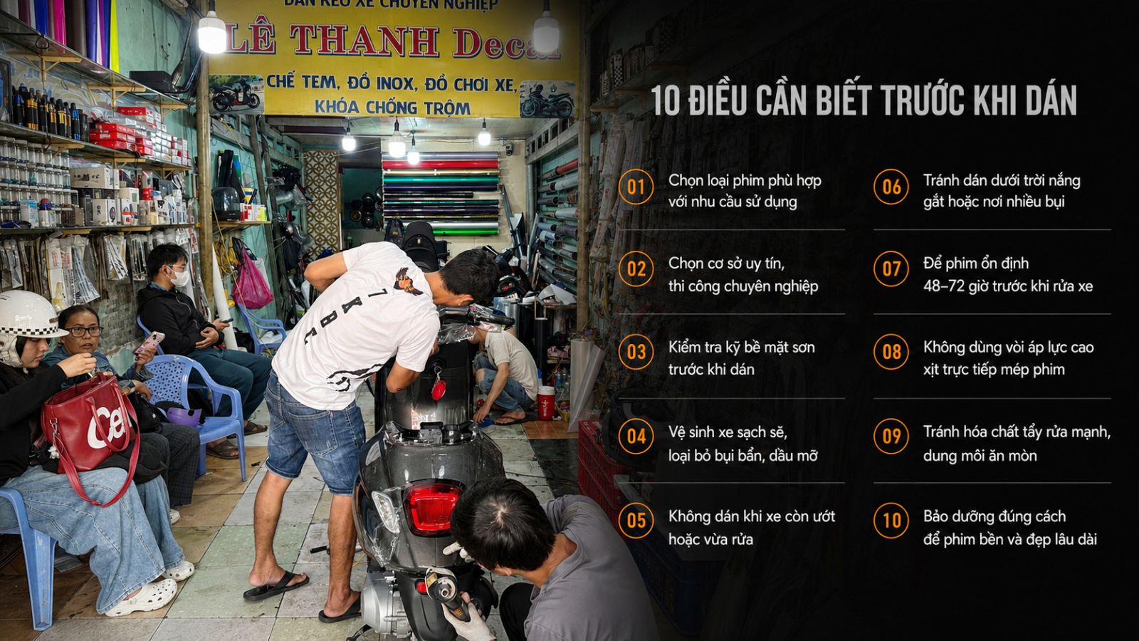Tổng hợp các câu hỏi thường gặp về dán keo/decal xe máy điện