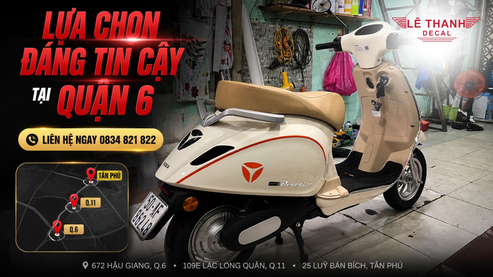  TOP 10 cửa hàng xe máy điện tại quận 6 uy tín, chất lượng